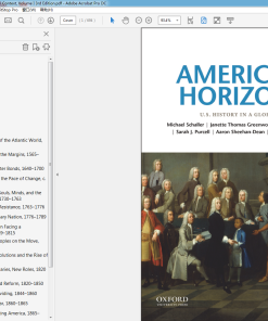 (Original PDF) American Horizons: U.S. History in a Global Context, Volume I 3rd Edition