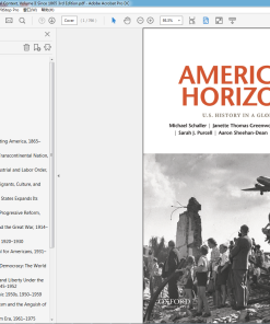 (Original PDF) American Horizons U.S. History in a Global Context, Volume II Since 1865 3rd Edition