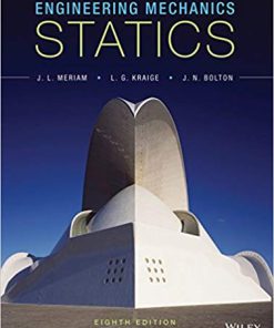 (Original PDF) Engineering Mechanics: Statics, 8th Edition