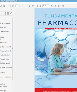 (Original PDF) Fundamentals of Pharmacology 8th By Shane Bullock