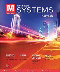 (Original PDF) M: Information Systems 4th Edition by Paige Baltzan
