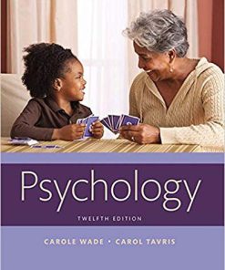 (Original PDF) Psychology 12th Edition by Carole Wade