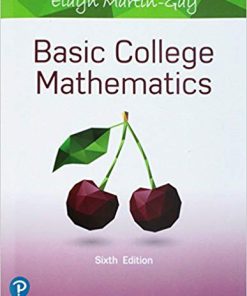 (Original PDF) Basic College Mathematics 6th Edition by Elayn Martin