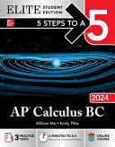 5 Steps to a 5: AP Calculus BC 2024 Elite Student Edition 1st Edition - eBook PDF