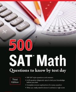 500 SAT Math Questions to Know by Test Day, Third Edition Inc. - eBook PDF