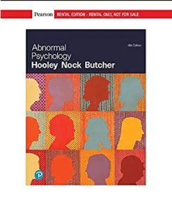 Abnormal Psychology 18th Edition Jill M Hooley - eBook PDF