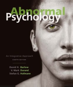 Abnormal Psychology: An Integrative Approach 8th Edition David H. Barlow - eBook PDF