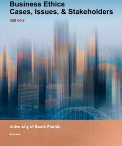 Business Ethics: Cases, Issues & Stakeholders (Textbook) 13th Edition Sharon Hanna-West - eBook PDF