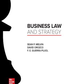 Business Law and Strategy 1st Edition Sean P. Melvin - eBook PDF