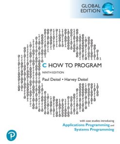 C How to Program, 9th Global Edition Deitel Paul - eBook PDF