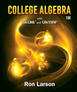 College Algebra, 10e 10th Edition Ron Larson - eBook PDF