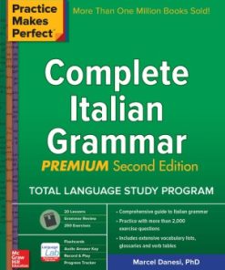 Complete Italian Grammar 2nd Edition Marcel Danesi - eBook PDF