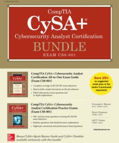 Comptia Cysa+ Cybersecurity Analyst Certification Bundle (Exam Cs0-001) 1st edition - eBook PDF