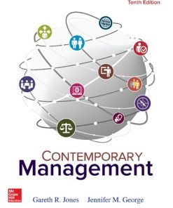Contemporary Management, 10th ed. 10th Edition Gareth R. Jones - eBook PDF