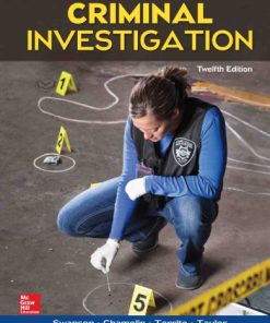Criminal Investigation 12th edition Edition Charles R. Swanson - eBook PDF