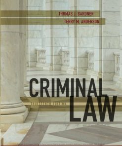 Criminal Law 13th Edition Thomas J. Gardner - eBook PDF