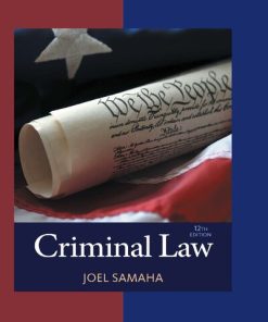 Criminal law (Twelth Edition) Joel Samaha - eBook PDF