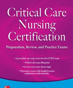 Critical care nursing certification 7th Edition - eBook PDF