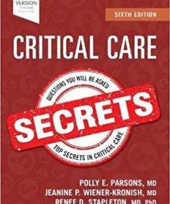 Critical care secrets 6th Edition Renee Doney Stapleton (Editor) - eBook PDF