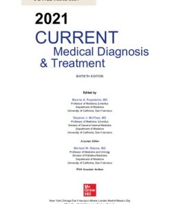Current medical diagnosis & treatment - 2021 60th Edition Maxine A. Papadakis - eBook PDF