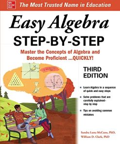 Easy Algebra Step-by-Step, Third Edition Sandra Luna Mccune - eBook PDF