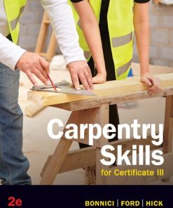 eBOOK Carpentry Skills for Certificate III 2nd Edition Daniel Bonnici - eBook PDF