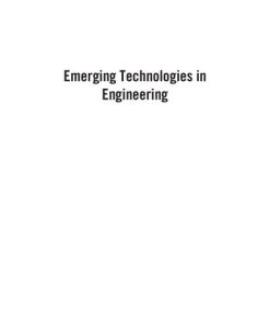 Emerging Technologies in Engineering 1st edition - eBook PDF