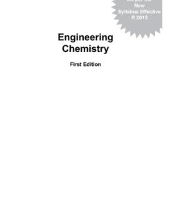 Engineering Chemistry 1st Edition K. N. Jayaveera - eBook PDF