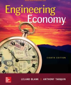 Engineering Economy 8th Edition Leland Blank - eBook PDF