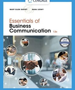 Essentials of Business Communication, 12th Edition Mary Ellen Guffey - eBook PDF