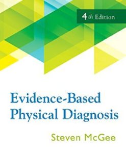 Evidence-Based Physical Diagnosis 4th Edition Steven Mcgee - eBook PDF