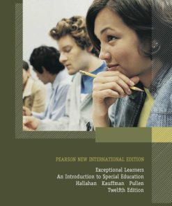 Exceptional Learners: An Introduction to Special Education 12th Edition Daniel P. Hallahan - eBook PDF