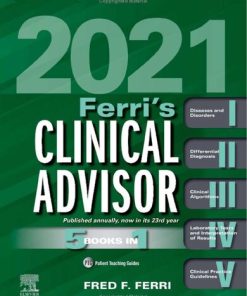 Ferri's Clinical Advisor 2021: 5 Books in 1 1st Edition Fred Ferri - eBook PDF