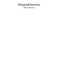 Financial Services 9th Edition M. Y. Khan - eBook PDF