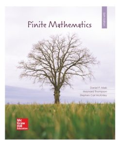 Finite Mathematics, 6th Edition Daniel Maki - eBook PDF