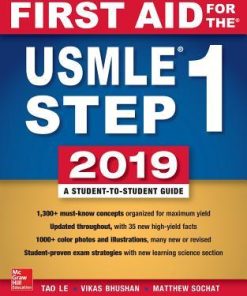 First Aid for the USMLE Step 1 2019, Twenty-Ninth Edition Tao Le - eBook PDF