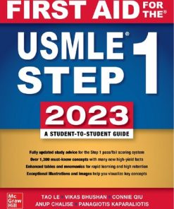 First Aid for the USMLE Step 1 2023, 33rd Edition Vikas Bhushan - eBook PDF