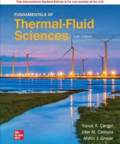 Fundamentals of Thermal-Fluid Sciences 6th Edition Yunus A. Cengel - eBook PDF