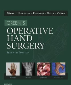 Green's operative hand surgery Seventh Edition Cohen - eBook PDF