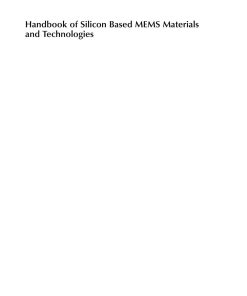 Handbook of Silicon Based MEMS Materials and Technologies 3rd Edition Markku Tilli & Mervi Paulasto-Krockel - eBook PDF