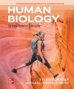 Human Biology 17th Edition (International edition) Sylvia S. Mader Dr. - eBook PDF