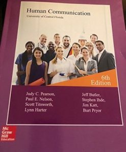 Human Communication (6th University of Central Florida Edition) Pearson - eBook PDF