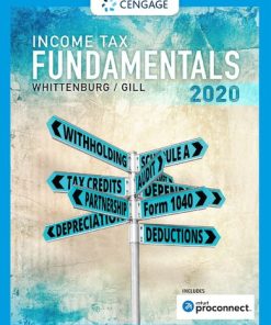 Income Tax Fundamentals 2020 38th Edition Gerald E. Whittenburg - eBook PDF