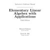 Instructor's Solutions Manual for Elementary Linear Algebra with Applications, 9th Edition Bernard Kolman - eBook PDF