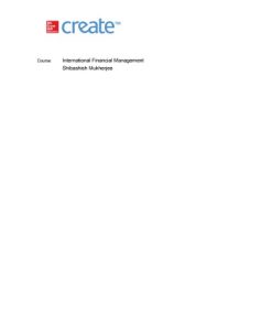 International Financial Management, Second Custom Edition for University of Groningen S.  Wang - eBook PDF