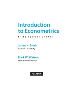 Introduction to Econometrics 3rd Edition James H. Stock - eBook PDF