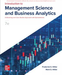 Introduction to Management Science A Modeling and Case Studies Approach with Spreadsheets 7th Edition Frederick Hillier - eBook PDF