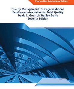 Quality Management for Organizational Excellence 7th Edition - eBook PDF