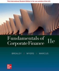 ISE Fundamentals of Corporate Finance 11th Edition Richard A. Brealey - eBook PDF