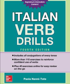 Italian Verb Drills, 4th Ed 4th Edition Paola Nanni-Tate - eBook PDF